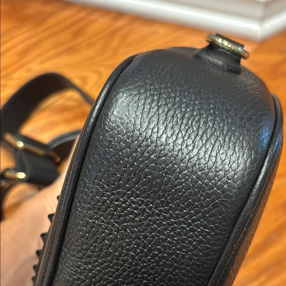 Valentino Black Crossbody Bag with Studded V Design - Picture 7 of 12